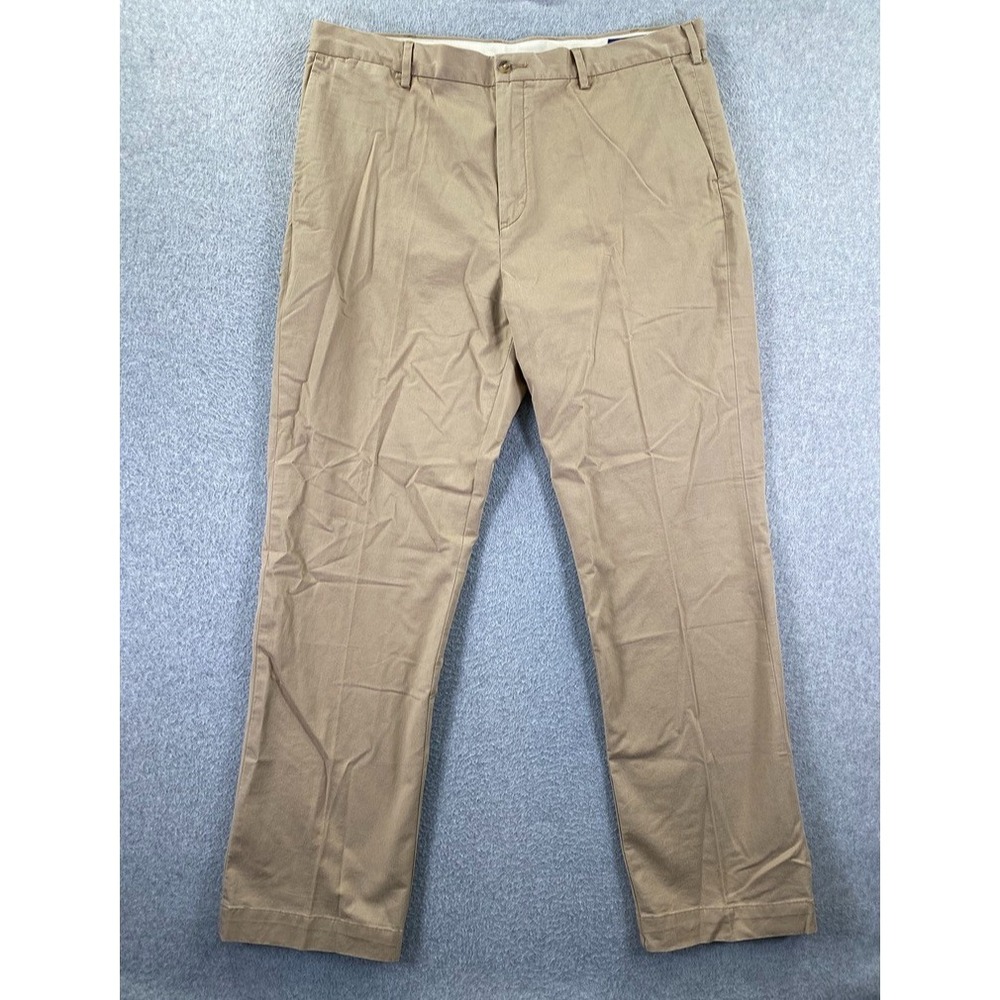 Polo Ralph Lauren Chino Pants 38x32 Classic Fit Cotton Twill Khaki 90s Y2K